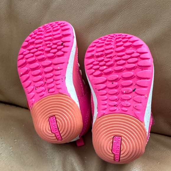Merrell Kids Pink and Coral Athletic Sneakers